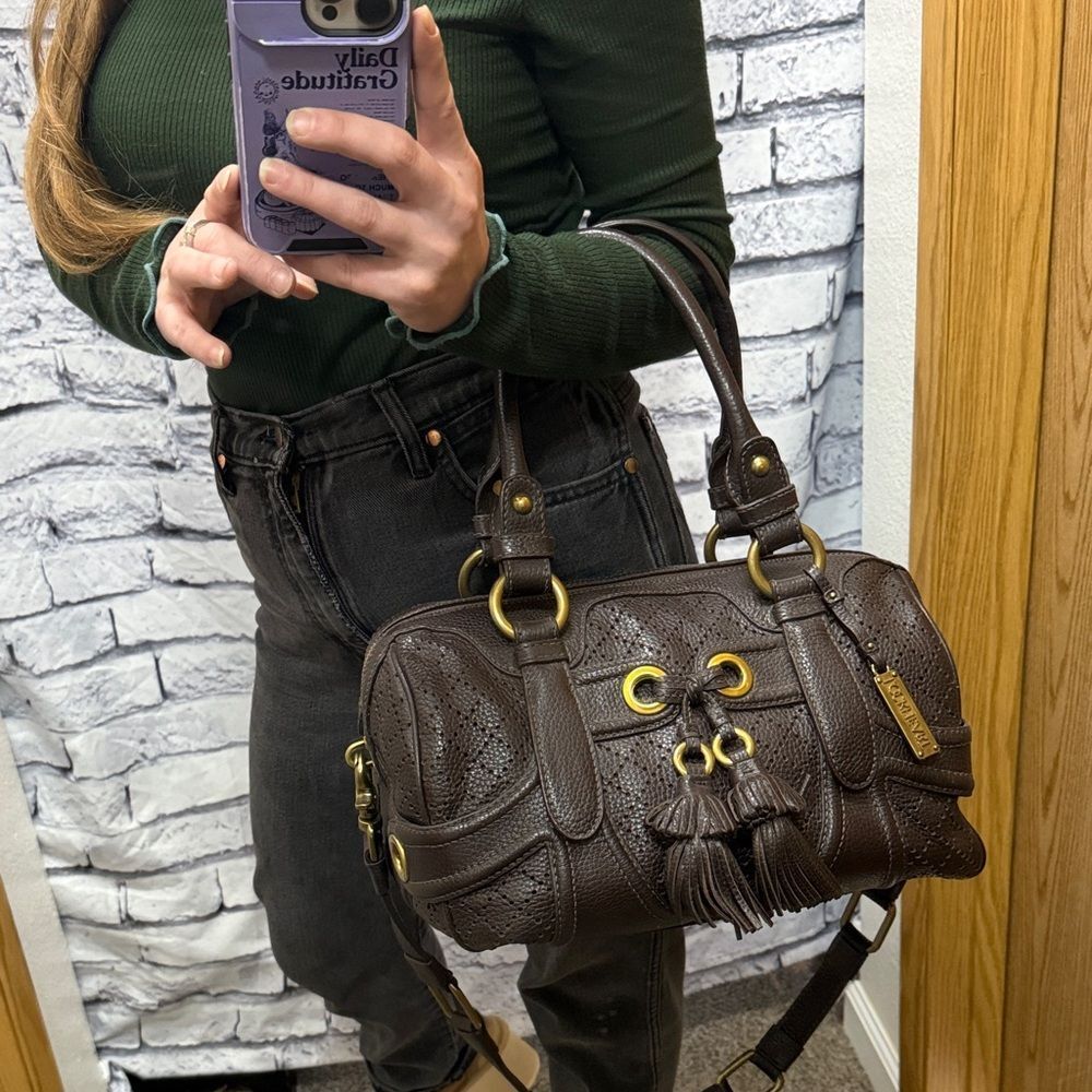 * Lockheart Elegant Brown Handbag - Picture 13 of 15